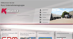 Desktop Screenshot of kurz-aufbereitungsanlagen.com